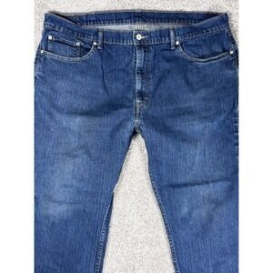 Levis 559 Relaxed Straight Jeans Mens 42x30 Blue Medium Wash Stretch 00559-0325‎